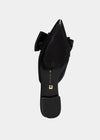 Shu Shop Dorothy Flat Bow Mule-Black-Hand In Pocket