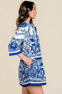 Cleobella Yuè Mini Dress - Altesse Print
