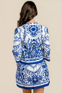Cleobella Yuè Mini Dress - Altesse Print