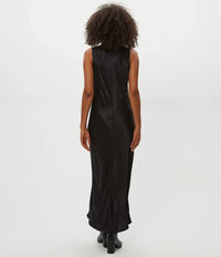 Michael Stars Racine Tank Dress-Black-Hand In Pocket