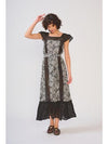 DRA Stormi Dress- Black/ White Petal-Hand In Pocket