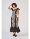 DRA Stormi Dress- Black/ White Petal-Hand In Pocket