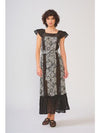 DRA Stormi Dress- Black/ White Petal-Hand In Pocket