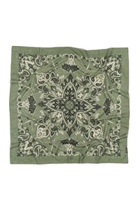 Juniper Scarf Bandana - Kaki-Hand In Pocket