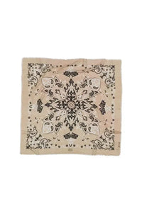 Wisteria Scarf Bandana - Beige-Hand In Pocket