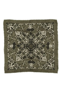 Colette Scarf Bandana - Khaki-Hand In Pocket
