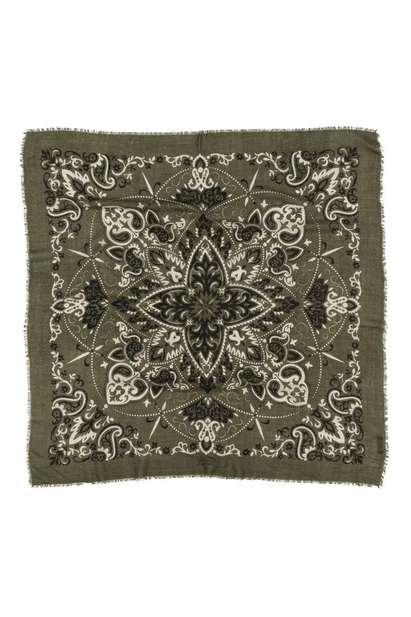 Colette Scarf Bandana - Khaki-Hand In Pocket