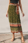 Rustic Ibiza Wrap Skirt ***FINAL SALE***-Hand In Pocket