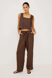 Rails Emmie Pants - Espresso-Hand In Pocket
