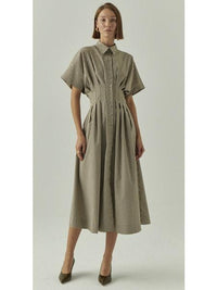 Exquise Dream Dress with Embellishment Cream/Mink-Hand In Pocket