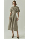 Exquise Dream Dress with Embellishment Cream/Mink-Hand In Pocket