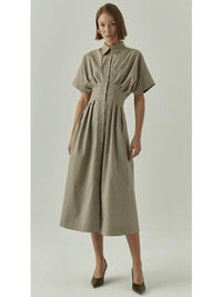 Exquise Dream Dress with Embellishment Cream/Mink-Hand In Pocket