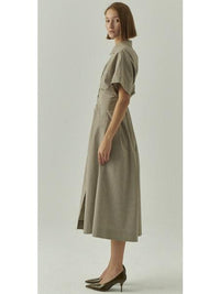 Exquise Dream Dress with Embellishment Cream/Mink-Hand In Pocket