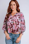 Rails Mariah Top - Magenta Verbena