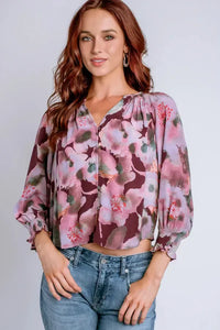 Rails Mariah Top - Magenta Verbena