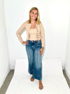 Connor Cardigan and Cami Set - Khaki-Hand In Pocket