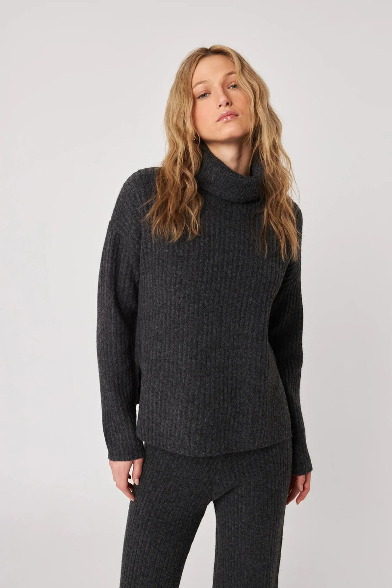 John & Jenn Jett Turtleneck - Carbon