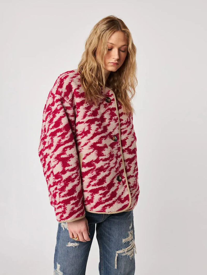 John & Jenn Quincy Jacket- Raspberry Swirl