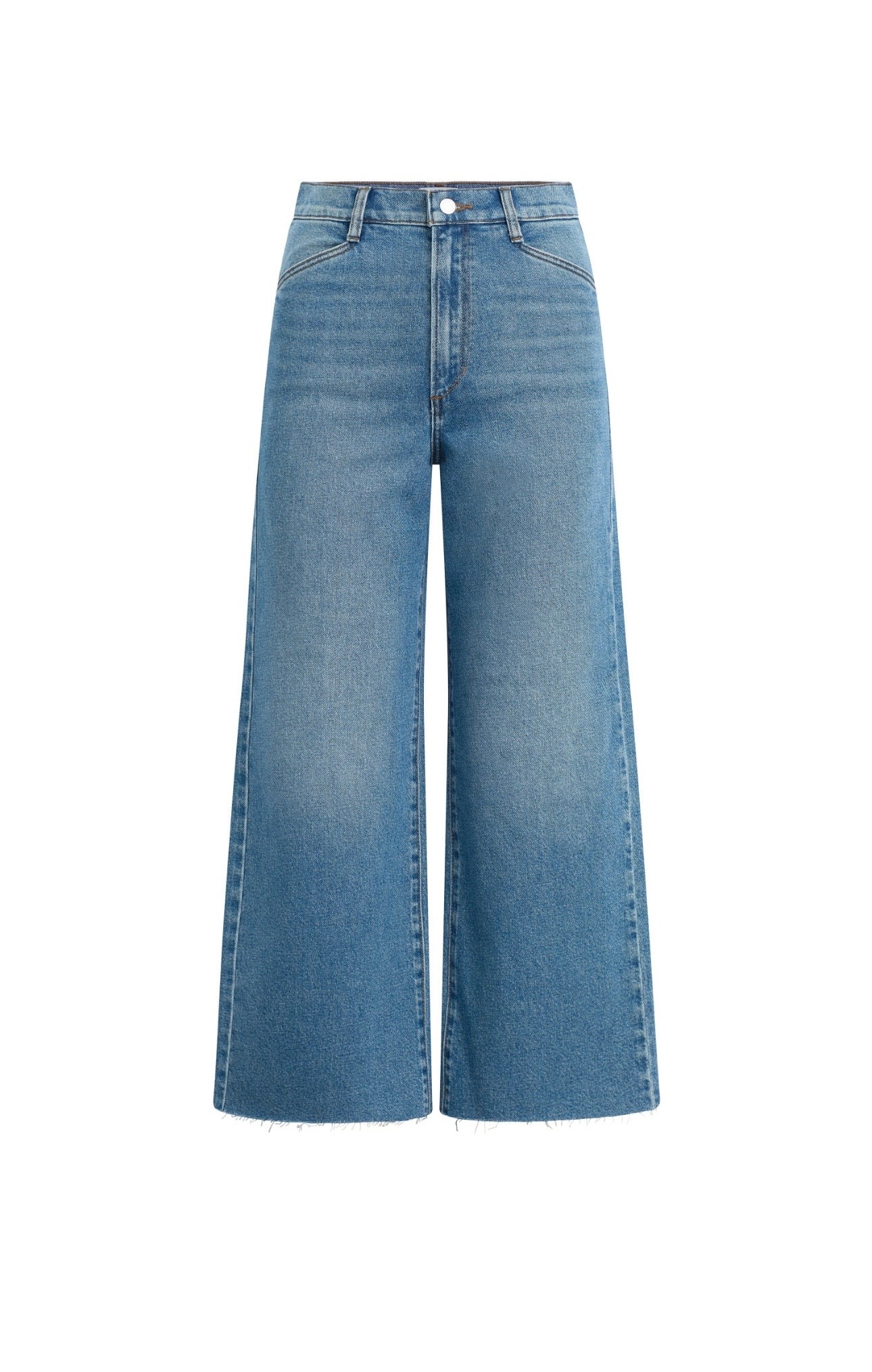 Favorite Daughter Mischa Wideleg Pant - Rio-Hand In Pocket