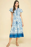 Leilani Midi Dress - Blue-Hand In Pocket