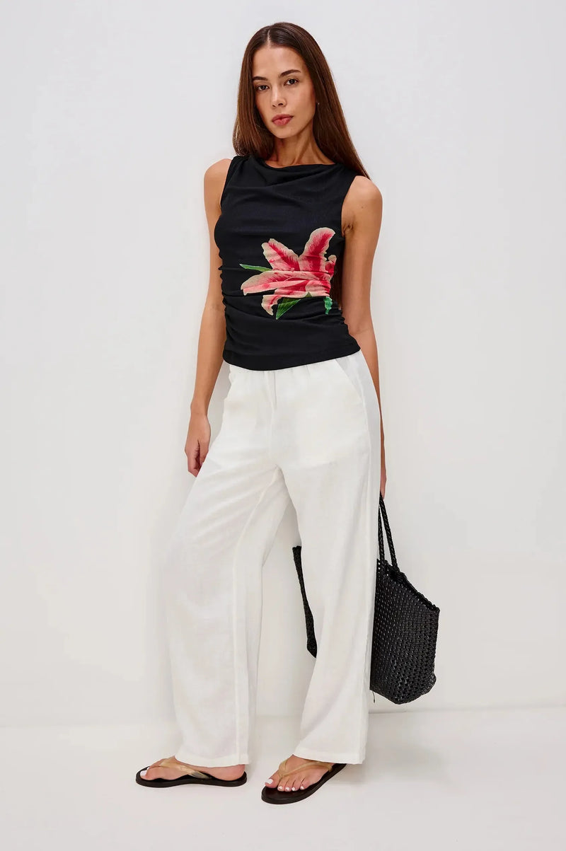 Rails Fete Top- Peach Lily-Hand In Pocket