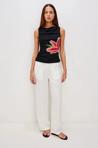 Rails Fete Top- Peach Lily-Hand In Pocket