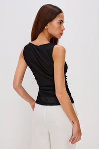 Rails Fete Top- Peach Lily-Hand In Pocket