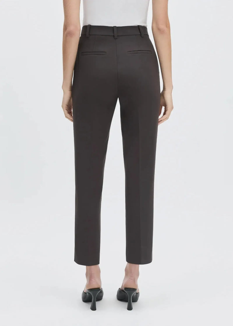 Favorite Daughter Split Decision Pant- Coffee-Hand In Pocket