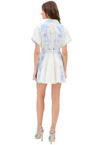 Allison Finley Dress - Iris Watercolor-Hand In Pocket