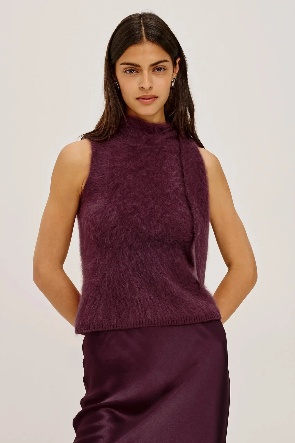 Rails Flora Sweater - Wine-Hand In Pocket
