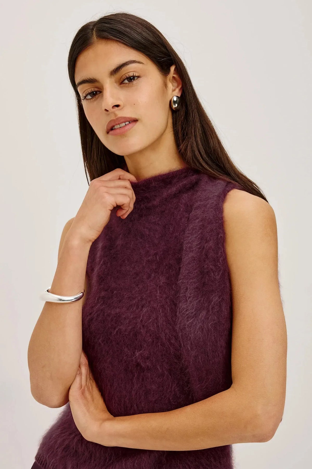 Rails Flora Sweater - Wine-Hand In Pocket