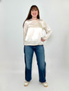 Michael Stars Lali Crew Neck Blouse - Chalk