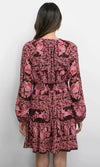 Greylin Ringo Smocked Mini Dress- Maroon
