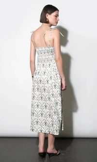 Greylin Sara Midi Dress - Cream-Hand In Pocket