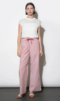 Greylin Natalia Sheer Top - White-Hand In Pocket