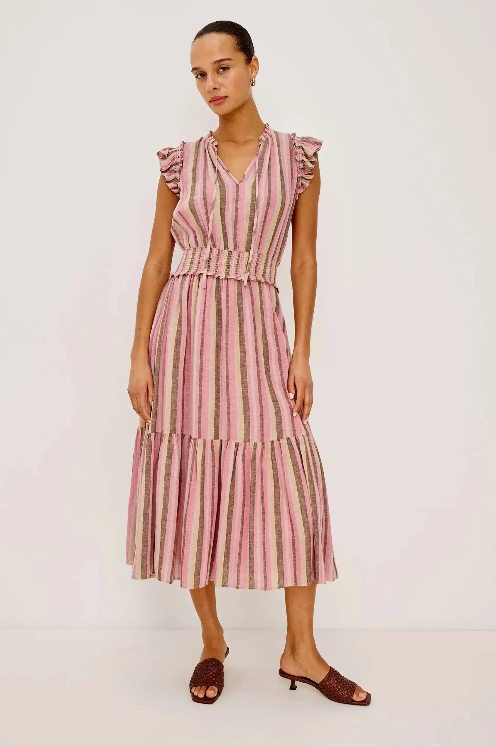 Rails Garden Dress - Cordoba Stripe-Hand In Pocket