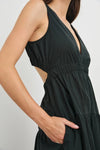 Rails Genevieve Maxi Dress- Black-Hand In Pocket