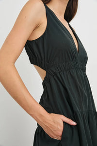 Rails Genevieve Maxi Dress- Black-Hand In Pocket