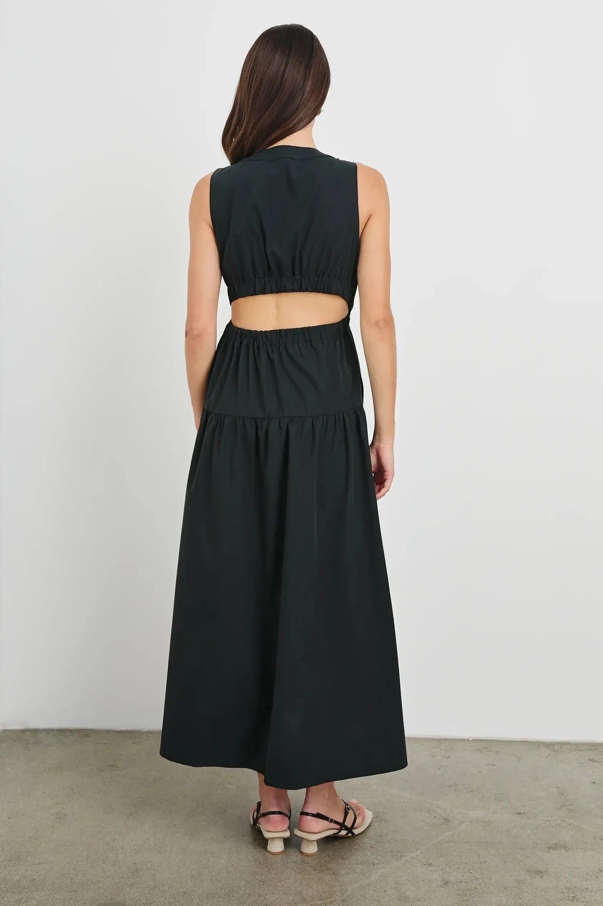 Rails Genevieve Maxi Dress- Black-Hand In Pocket
