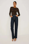 Rails Georgina Blouse- Cocoa Polka Dots-Hand In Pocket