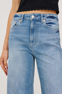Rails Getty Crop Wide Leg - Independence-Hand In Pocket