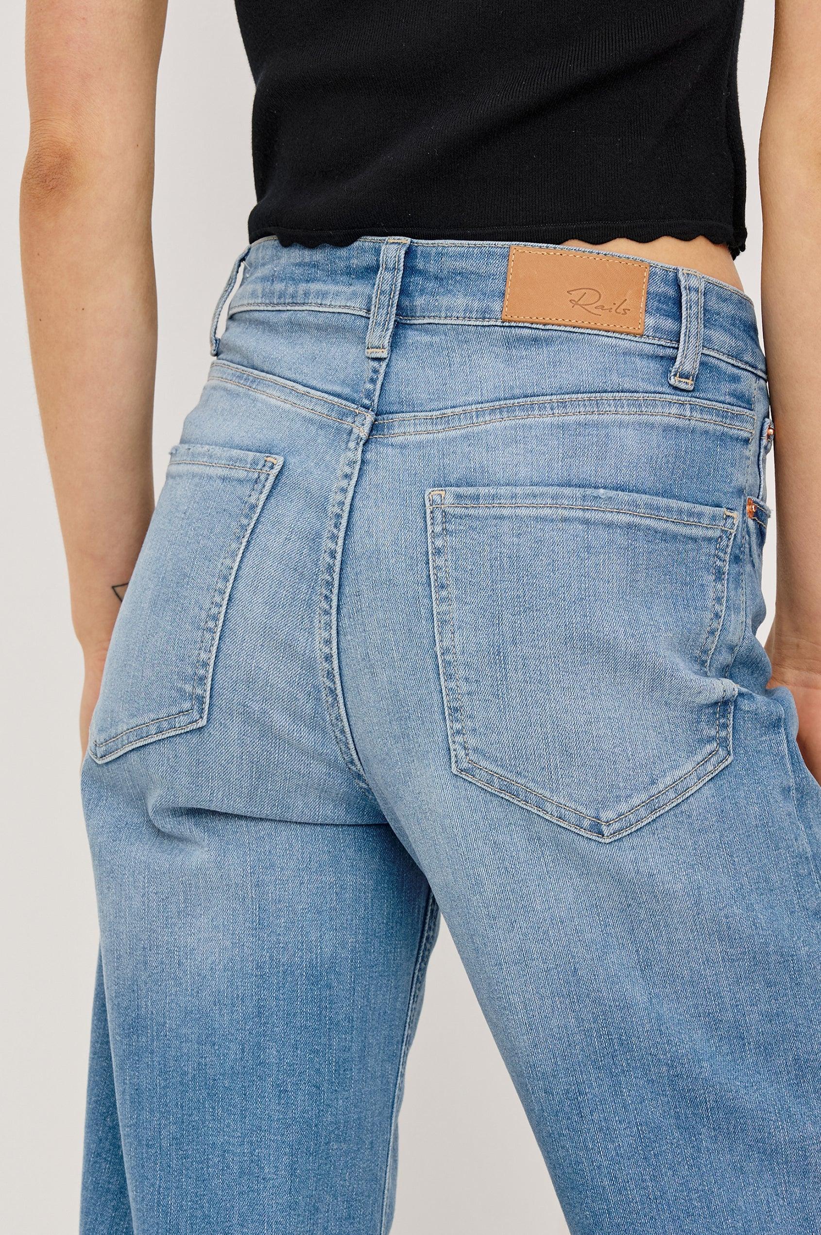 Rails Getty Crop Wide Leg - Independence-Hand In Pocket