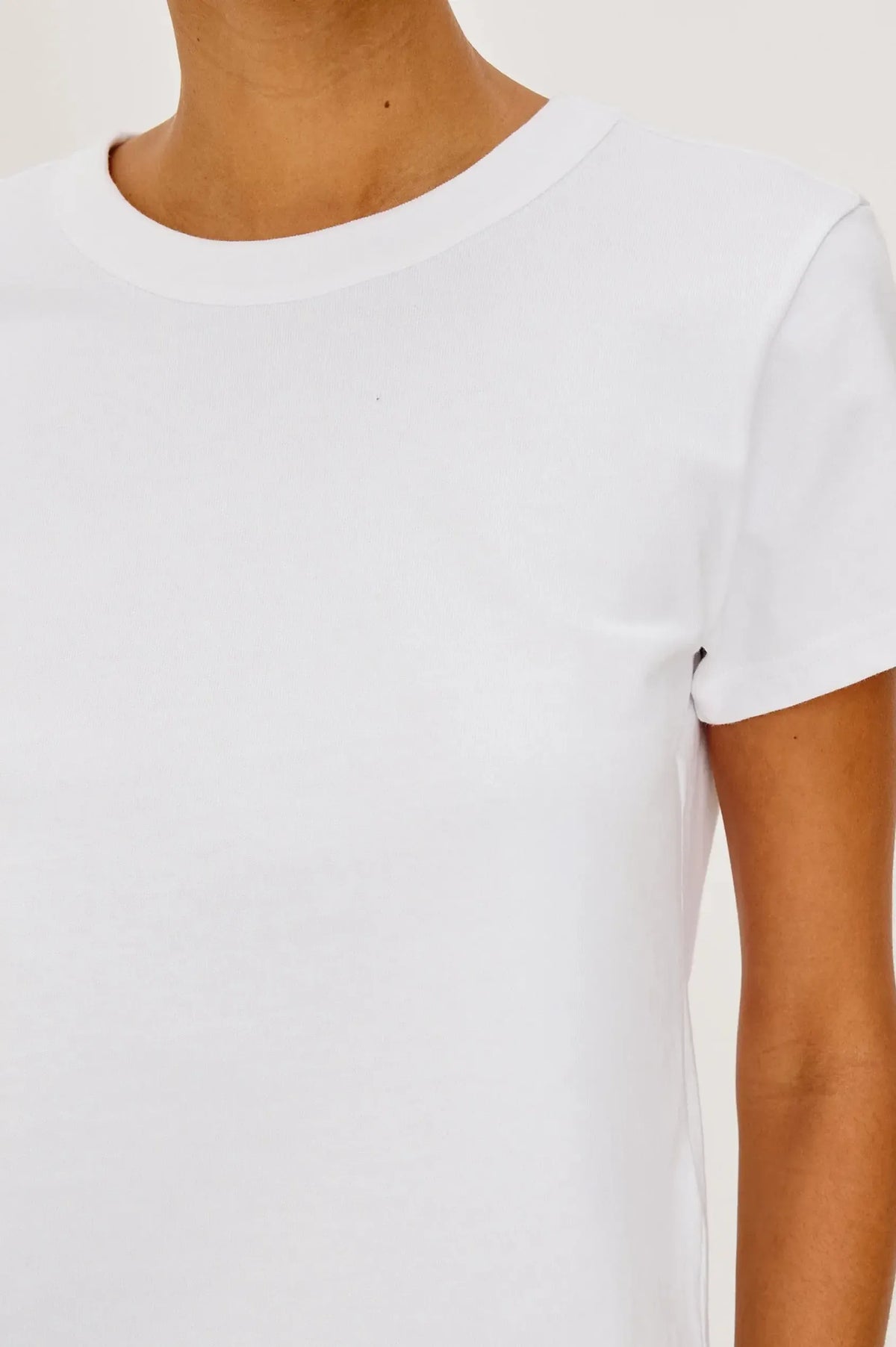 Rails Girlfriend Tee - White-Hand In Pocket
