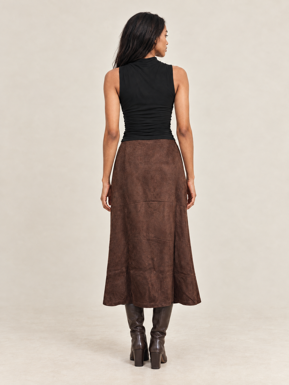 THML Yvette Skirt - Brown