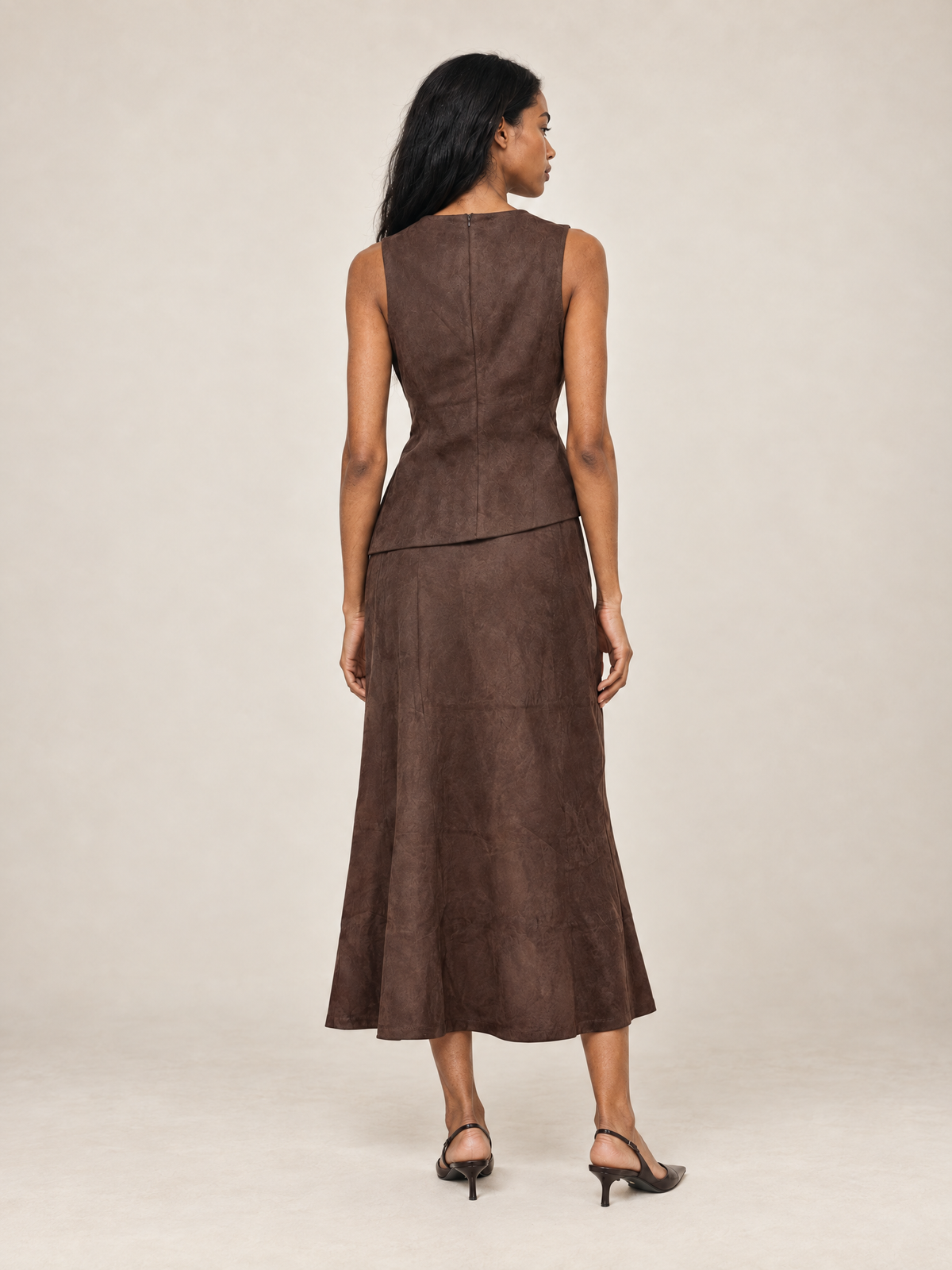 THML Yvette Skirt - Brown