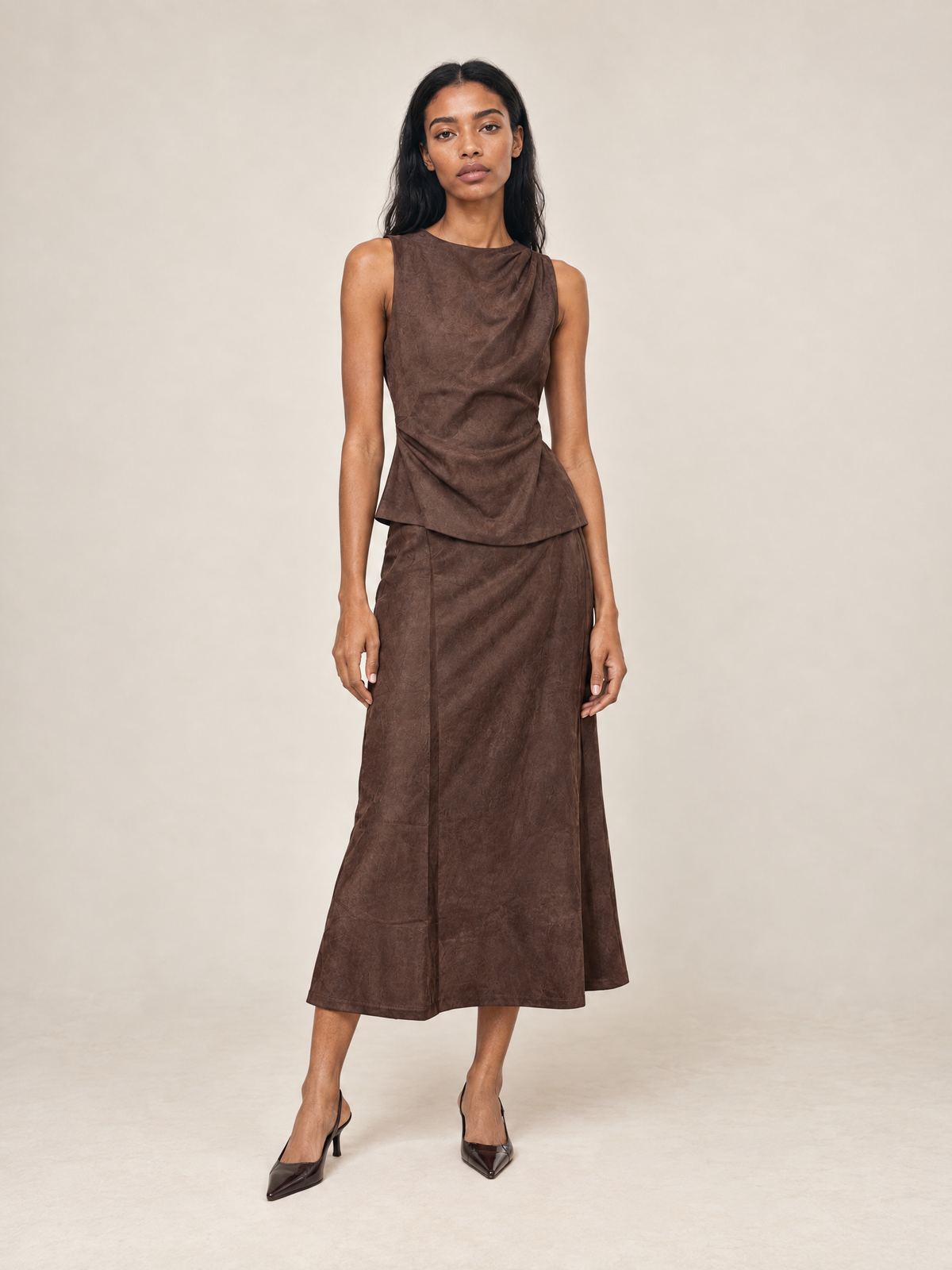 THML Esme Top - Brown