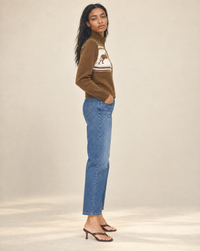 Fina Pony Cardigan - Brown-Hand In Pocket