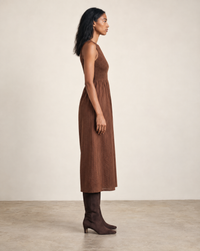 THML Madeline Dress - Brown-Hand In Pocket