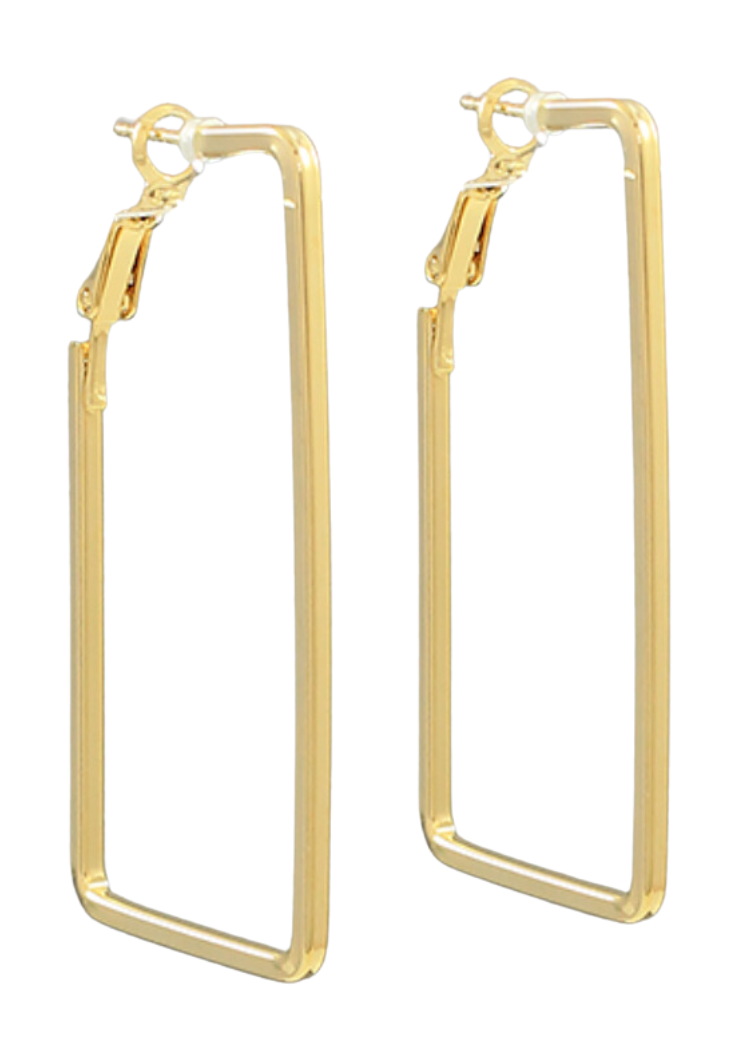Angel Brass Rectangle Drop-Hand In Pocket