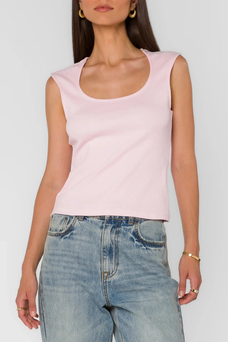 Velvet Heart Hayes Tank - Ballet Pink-Hand In Pocket